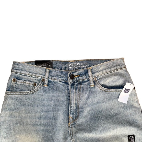 Gap Straight Fit Leg Jeans In Light Blue Wash - Picture 3 of 8